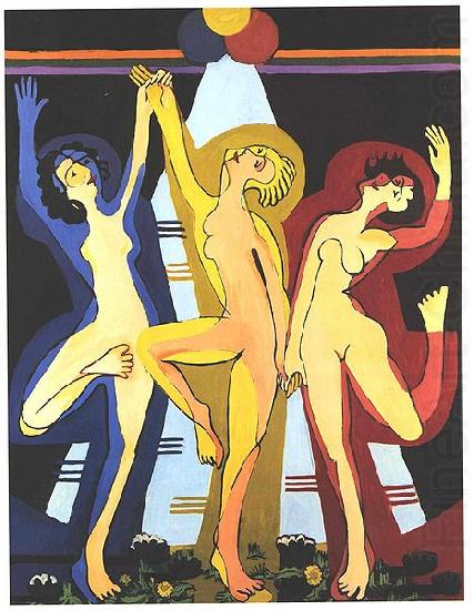 Colourfull dance, Ernst Ludwig Kirchner